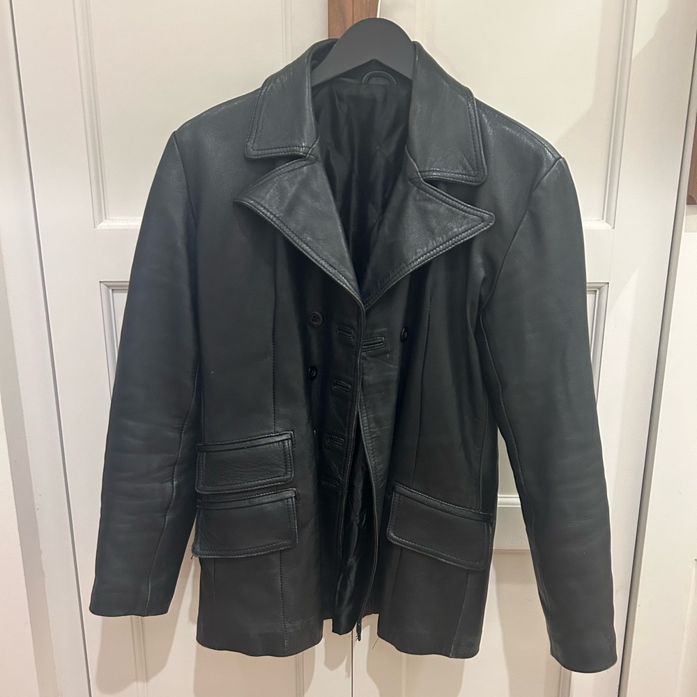 Vintage Leather Jacket/Blazer